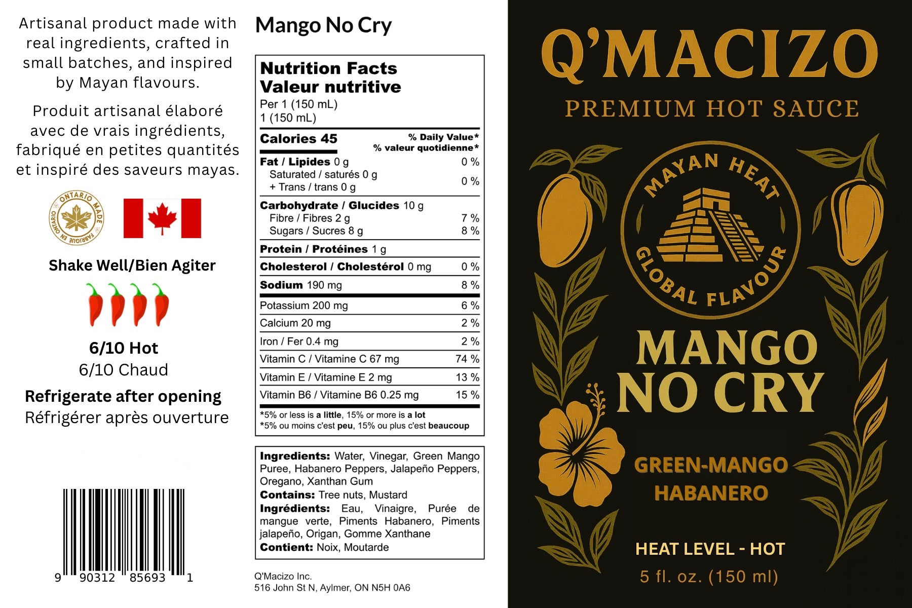 Mango No Cry 🌶🌶🌶🌶 ★★★★★ 5.0